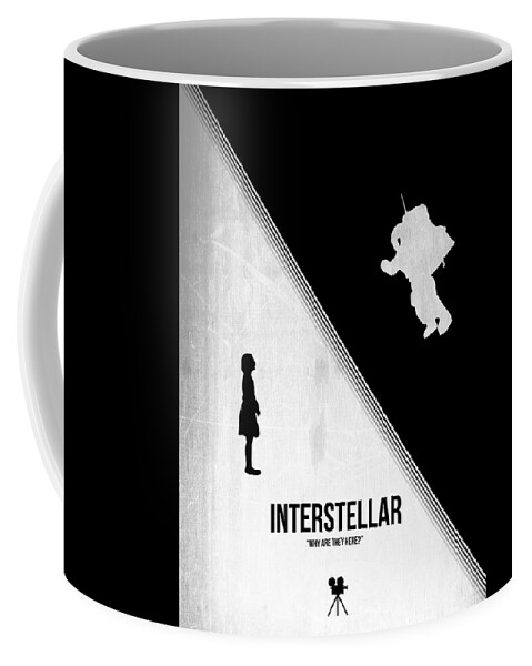 Interstellar Coffee Mug featuring the digital art Interstellar by Naxart Studio