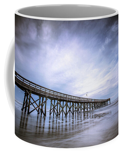 Mount Pleasant Coffee Mug featuring the photograph IOP in the Morning by Walt Baker