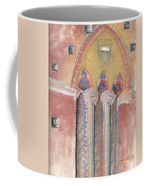 Watercolor Coffee Mug featuring the painting Italian Arch by Suzanne Giuriati Cerny