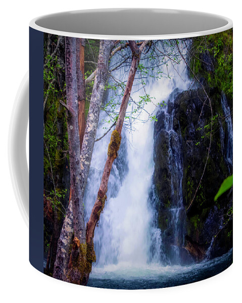 Jenkinson Lake Coffee Mug featuring the photograph Jenkinson Falls II by Steph Gabler