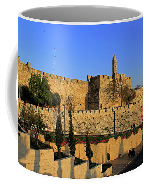 Jerusalem Coffee Mug featuring the photograph Jerusalem, Israel - Old City, Jaffa Gate by Richard Krebs