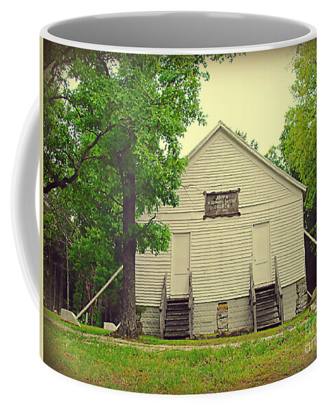 Historic Coffee Mug featuring the photograph Joppa Missionary Baptist Church 1862 by Stacie Siemsen