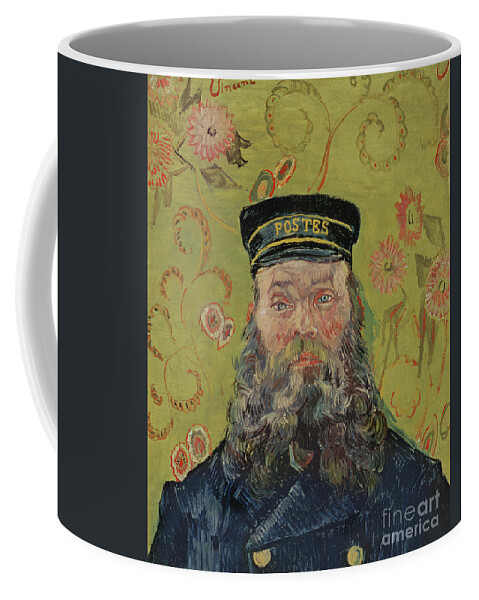 Wallpaper Coffee Mug featuring the painting Joseph-Etienne Roulin, 1889 by Vincent Van Gogh