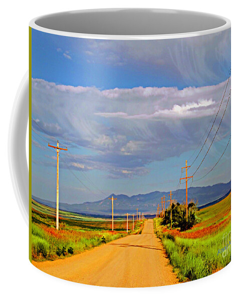Verga Coffee Mug featuring the digital art Just and Ordinary Day by Annie Gibbons