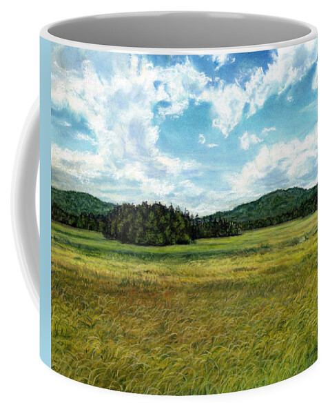 Summer Coffee Mug featuring the pastel Just Another Summer Day by Shana Rowe Jackson