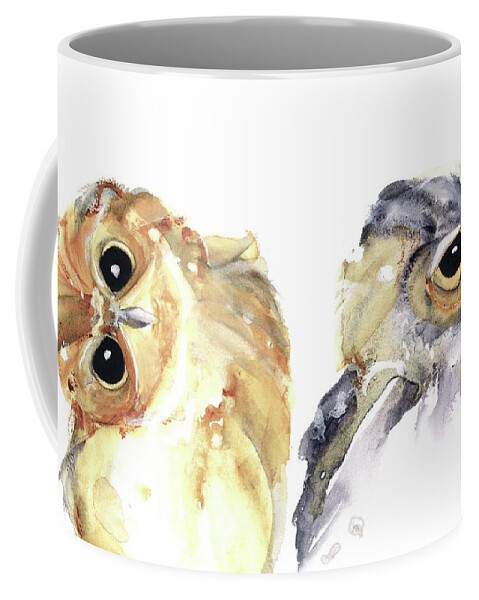 Colorado Coffee Mug featuring the painting Just the Two of Us by Dawn Derman