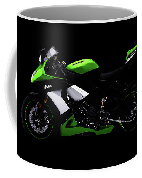 Mug Moto Kawasaki Ninja variante Verte
