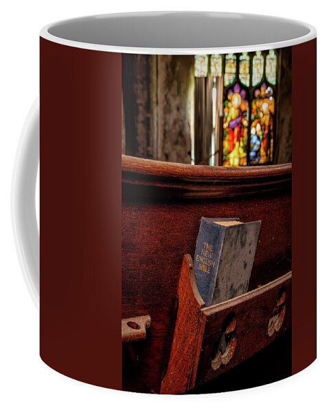 Abandoned Coffee Mug featuring the photograph Keeping The Faith by Kristia Adams