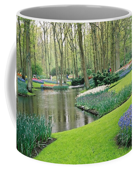  Coffee Mug featuring the photograph Keukenhof Gardens by Susie Rieple