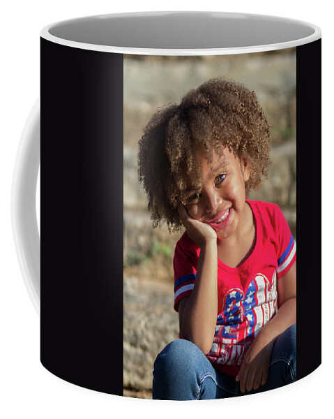  Coffee Mug featuring the photograph Kids Portraits by Kenny Thomas