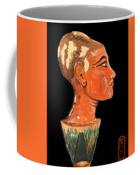King Tut Coffee Mug featuring the painting King Tut, The Boy King by Philip And Robbie Bracco