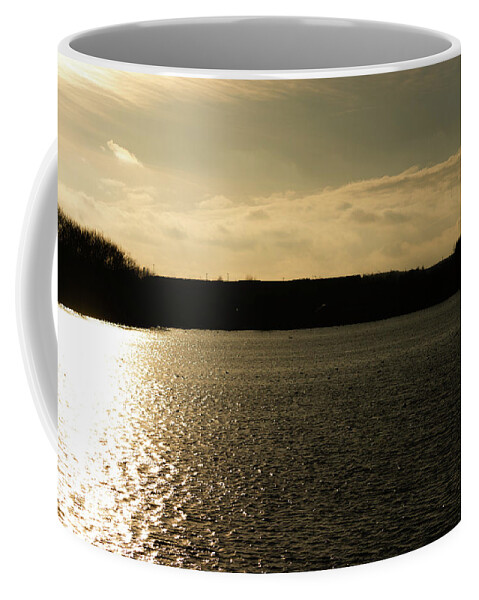 Anas Coffee Mug featuring the photograph Kings Mill Reservoir sunset by Scott Lyons