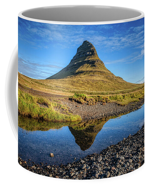 David Letts Coffee Mug featuring the photograph Kirkjufell Mountain by David Letts