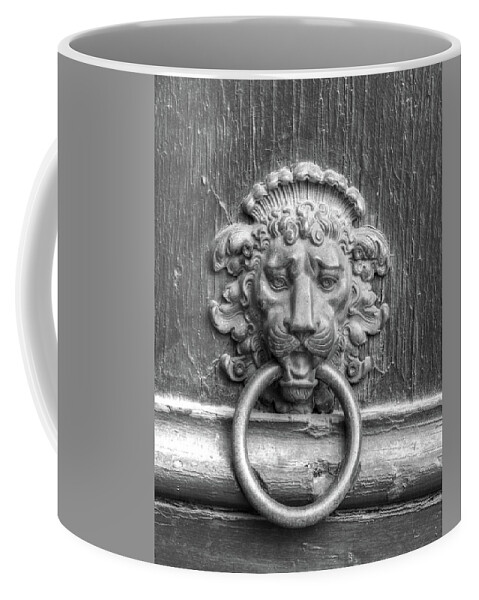 Door Coffee Mug featuring the photograph Knock Before Entering by J Laughlin