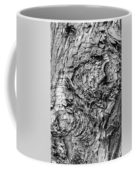 Abstract Coffee Mug featuring the photograph Knock On Wood by Silvia Marcoschamer