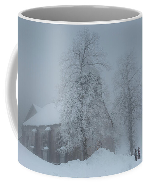 Church Coffee Mug featuring the photograph La Chapelle de Retord - 10 - Bugey - France by Paul MAURICE