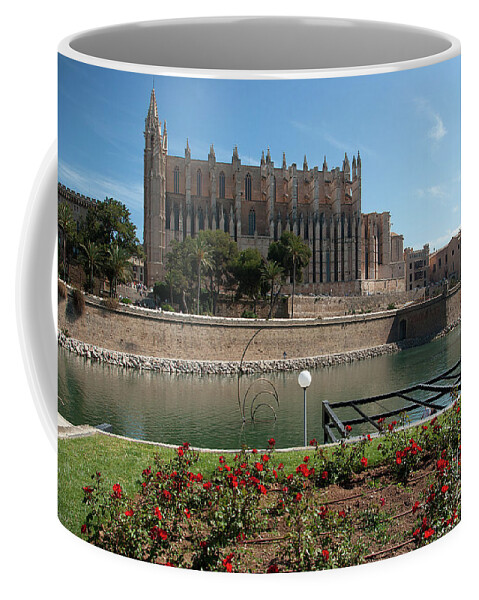 Majorca Coffee Mug featuring the photograph La Seu, Palma by John Edwards
