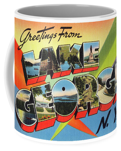 Lake George Coffee Mug featuring the photograph Lake George Greetings by Mark Miller