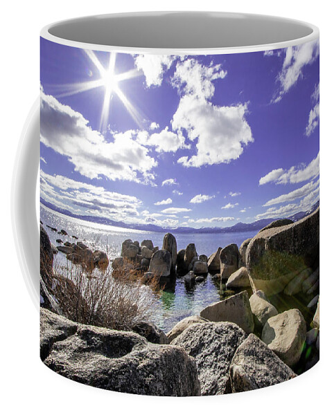 Lake Tahoe Water Coffee Mug featuring the photograph Lake Tahoe 4 by Rocco Silvestri