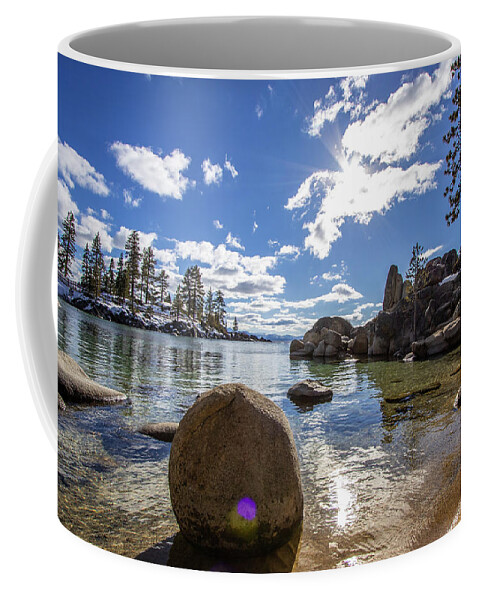 Lake Tahoe Water Coffee Mug featuring the photograph Lake Tahoe 6 by Rocco Silvestri