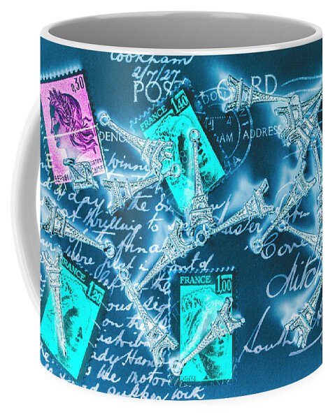 Post Coffee Mug featuring the photograph Landmark love letter by Jorgo Photography