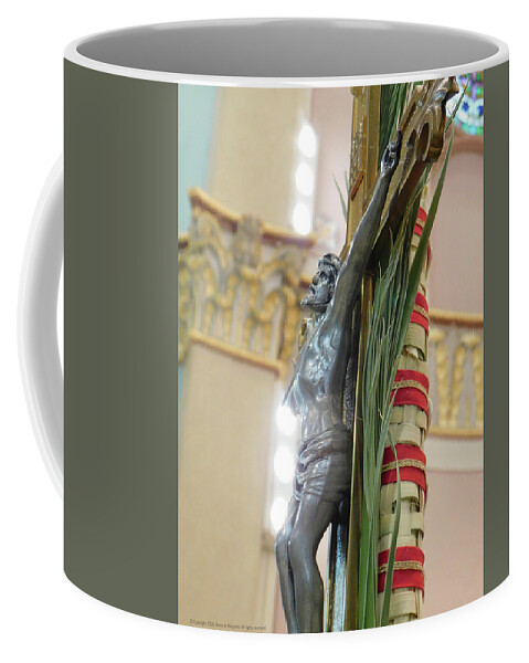 Jesus Coffee Mug featuring the photograph Last Hour by Karen Mesaros