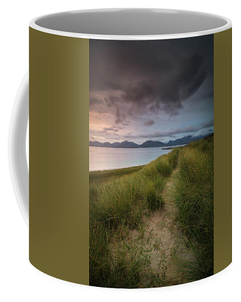 Adam West Coffee Mug featuring the photograph Late At Luskentyre by Adam West