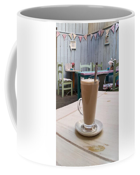 Latte Time Coffee Mug featuring the photograph Latte Time by Lachlan Main