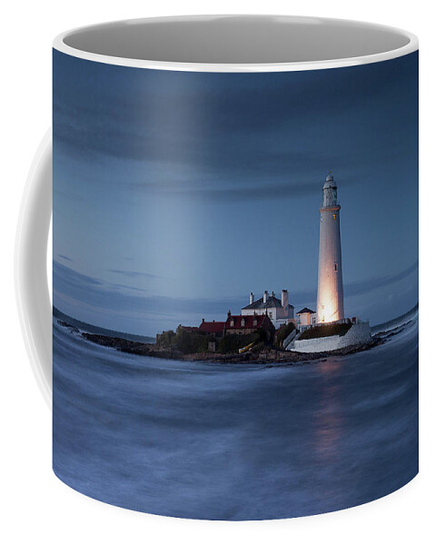 Lighthouse Coffee Mug featuring the photograph Leave a light on for me by Anita Nicholson