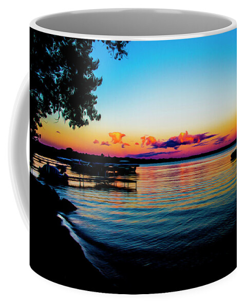 Lake Coffee Mug featuring the photograph Leech lake by Stuart Manning