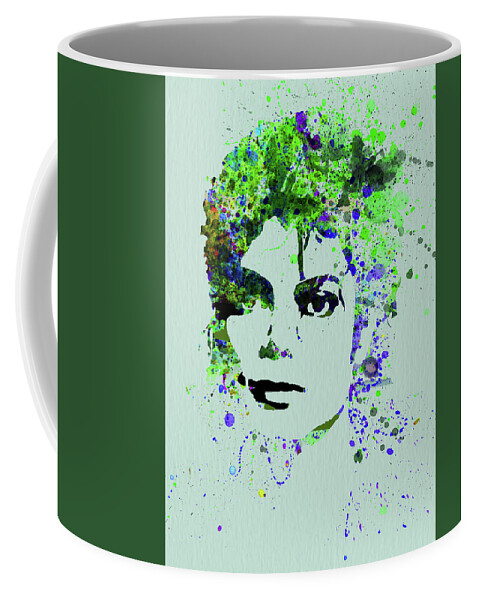 Michael Jackson Coffee Mug featuring the mixed media Legendary Michael Watercolor II by Naxart Studio