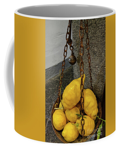 Amalfi Coffee Mug featuring the photograph Lemons by Terri Brewster