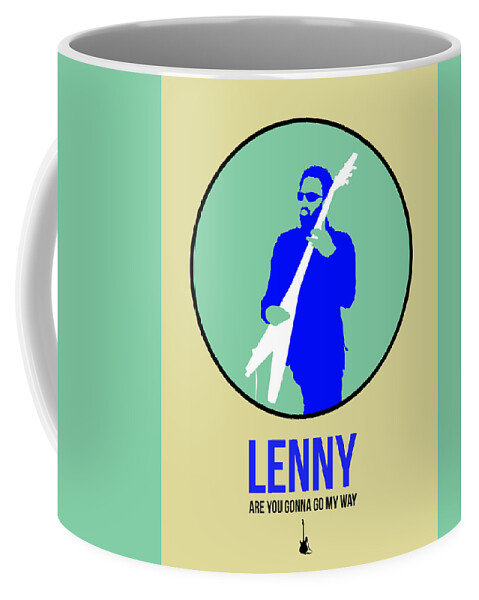 Lenny Kravitz Coffee Mug featuring the digital art Lenny Kravitz II by Naxart Studio