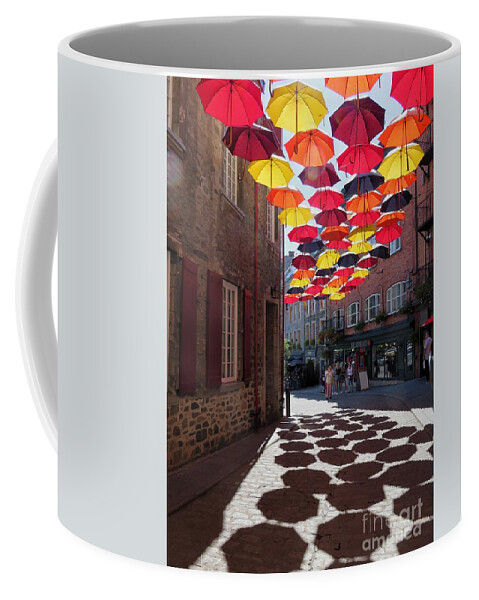 Umbrellas Coffee Mug featuring the photograph Let it Rain 1 by Diana Rajala