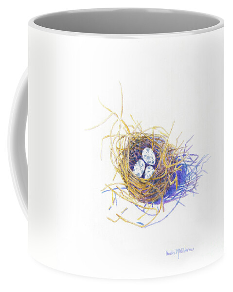 Eggs Coffee Mug featuring the painting Precious Life by Sandra Neumann Wilderman