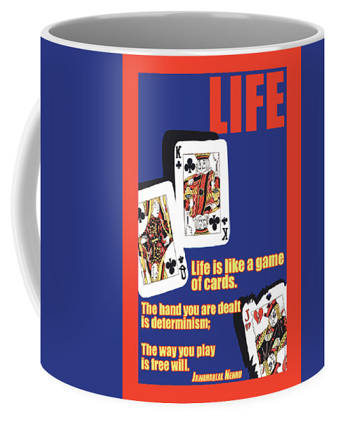 Nehru Coffee Mug featuring the painting Life by Jarawl Nehru