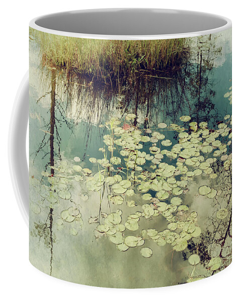 Lily Pads Coffee Mug featuring the photograph Lily Pads by Debra Fedchin