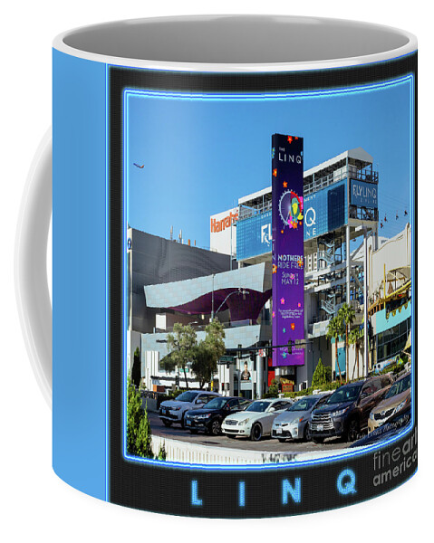 The Linq Coffee Mug featuring the photograph Linq Gallery Button by Aloha Art