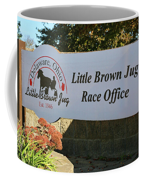 Delaware County Coffee Mug featuring the photograph Little Brown Jug Delaware County Fairgrounds 5152 by Jack Schultz