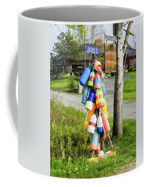 Lobster Coffee Mug featuring the photograph Lobster Lane by Elizabeth M