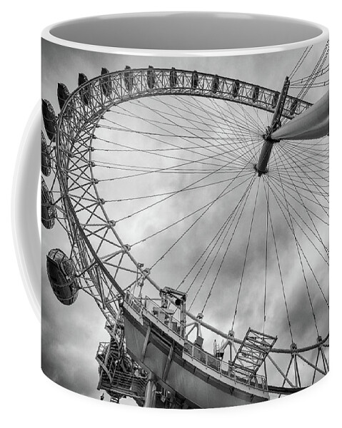 Eye Coffee Mug featuring the photograph London Eye 1 by Nigel R Bell