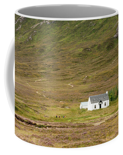 Guesthouse Coffee Mug featuring the photograph Lonely House in Scotland by Michalakis Ppalis