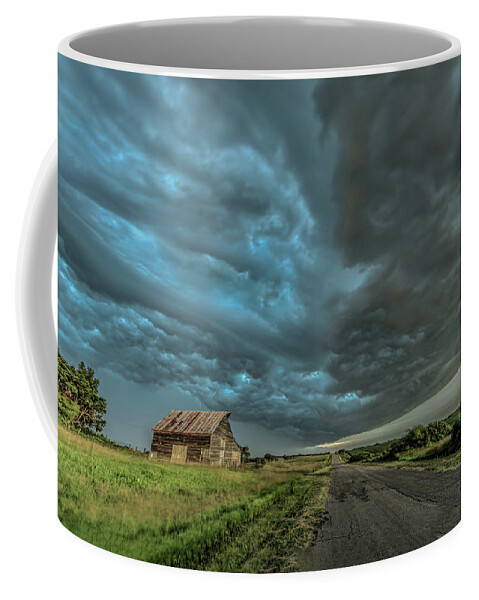 Tourism Coffee Mug featuring the photograph Lonely Road by Laura Hedien