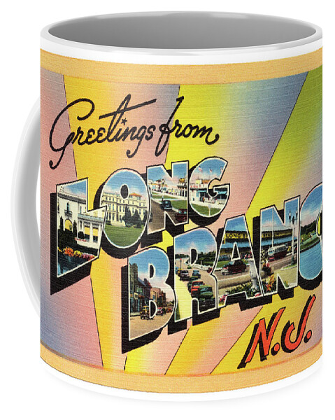 Lbi Coffee Mug featuring the photograph Long Branch Greetings by Mark Miller