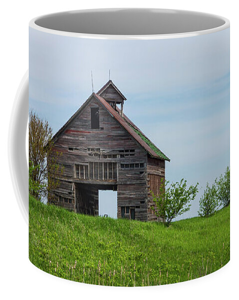 Barn Coffee Mug featuring the photograph Looking Through You by Jennifer White