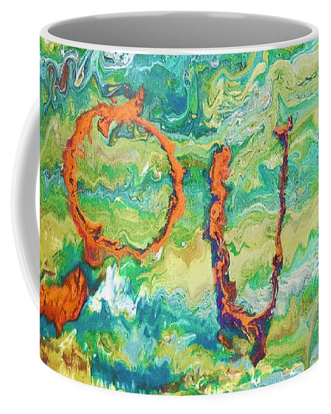 Love Coffee Mug featuring the painting Love Nature by Monica Elena