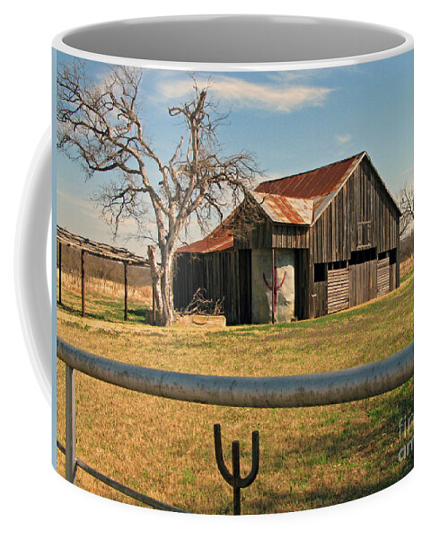 Nieves Nitta Coffee Mug featuring the photograph Loving Ranch - Brand Pride by Nieves Nitta