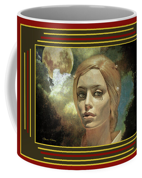 Luna In The Garden Coffee Mug featuring the photograph Luna in the Garden by Chuck Staley