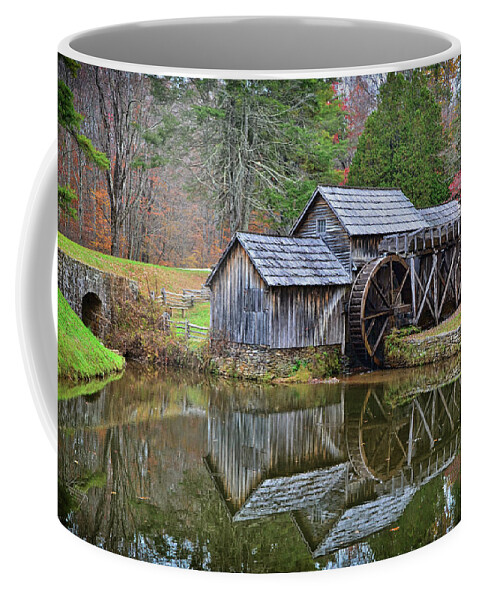 Mabry Mill Coffee Mug featuring the photograph Mabry Mill by Michael Frank