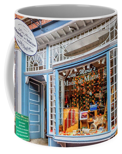 Estock Coffee Mug featuring the digital art Maine, Old Town, Store by Claudia Uripos